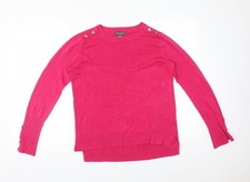 Womens UK Size S Primark Pink Pullover Sweatshirt
