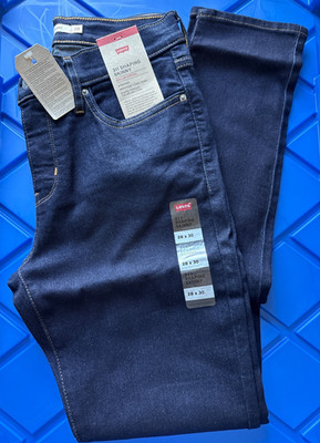 Size 6 Levi's 311 Shaping Skinny Jeans Medium W28 X L30, Dark Blue