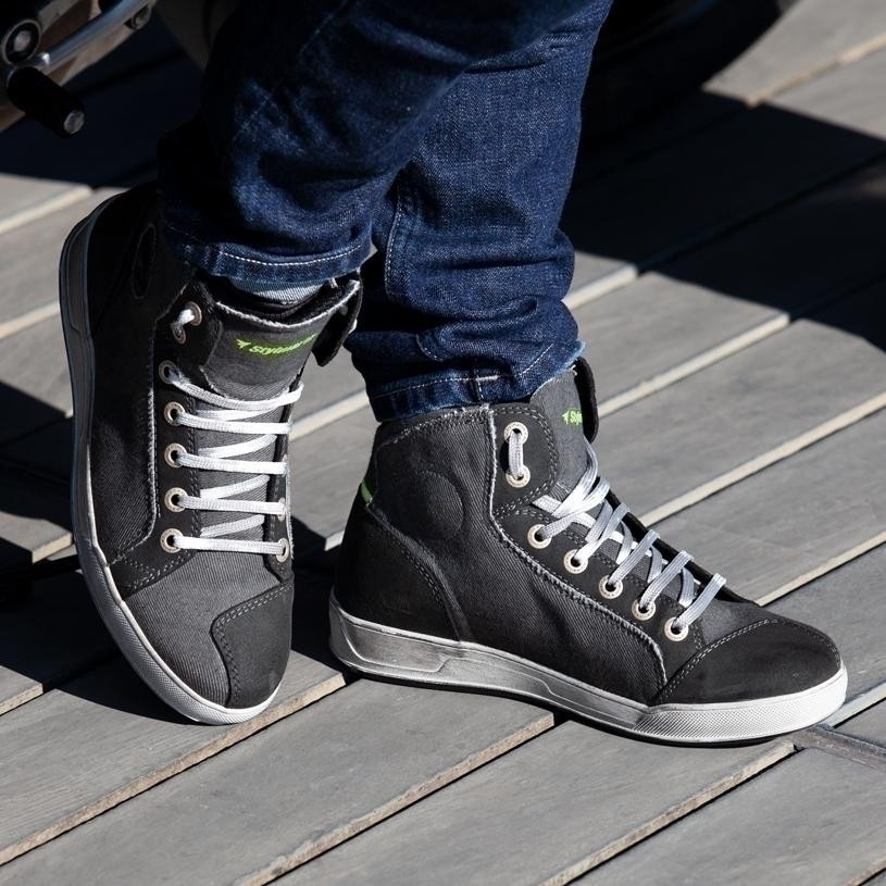 STYLMARTIN SUNSET EVO Scarpe Sneakers Moto Impermeabili Colore Antracite foto 5