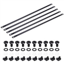 5 Pack 1U 19 Inch Cable Manager Horizontal Wire Bar Rack Mount Wire Management