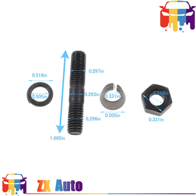 Sets of 6 Hub Stud Bolt Kits fit 79-95 Pickup 84-95 4runner 75-97