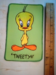 VINTAGE 1970s LARGE TWEETY PATCH UNUSED.