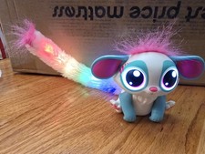 Lil' Gleemerz Teal Aqua Blue Interactive Light Up Talking Pet 2018 by Mattel