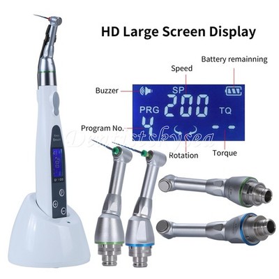 Dental Wireless LED Endo Motor Root Canal Treatment /1:1 16:1  Contra Angle head