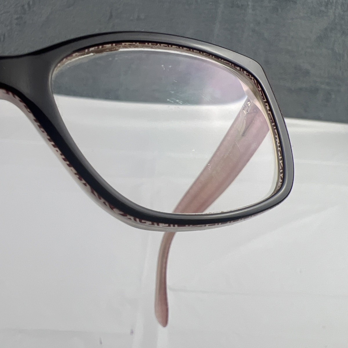 Fendi FF 0003 7PH Eyeglasses Brown Pink w/ FF Logo 52-16-140  display picture 1
