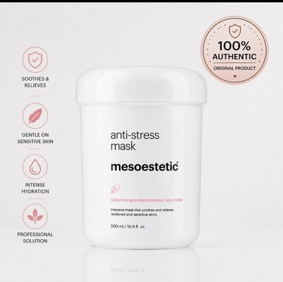 MESOESTETIC ANTI STRESS MASK 500ML -100% Authentic-Expiry 30.9.30