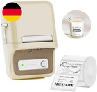 NIIMBOT B21 Etikettendrucker Mit 1 Rolle Starterband, Bluetooth Selbstklebendes