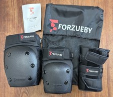 NEW Forzueby HJ-HB1 6 in 1 Protective Gear Set Knee Elbow Wrist Pads Large