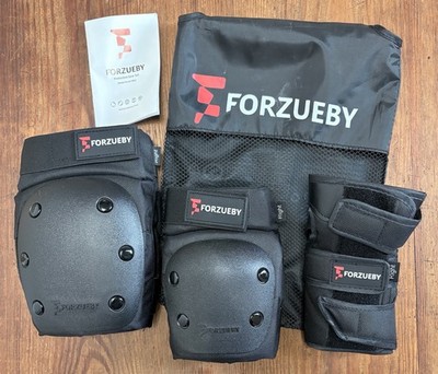 NEW Forzueby HJ-HB1 6 in 1 Protective Gear Set Knee Elbow Wrist Pads Large