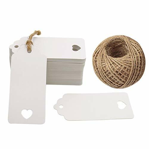 100 PCS Etichette Regalo,Etichette in carta kraft,etichette per regali (r3l)