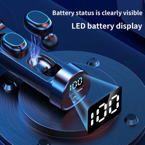 TWS Bluetooth Wireless Headphones Earphones Mini In-Ear Pods For iPhone Android - Zdjęcie 11 z 15