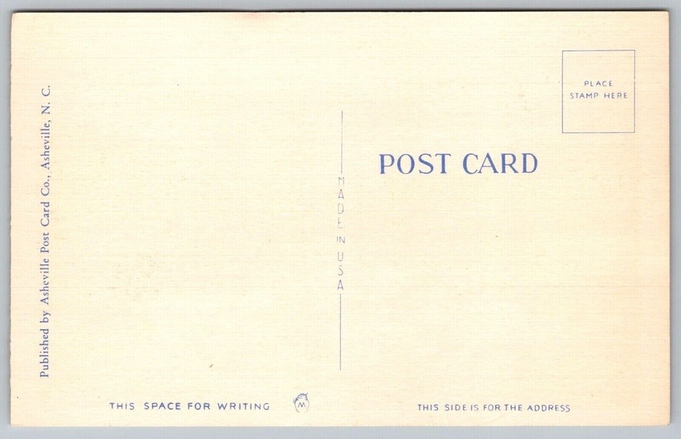 North Carolina Scenic Mountain River Landscape Sunset Linen UNP