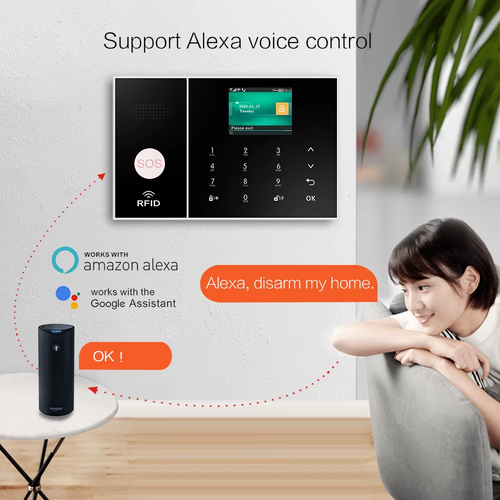 Smart Life Alarm System for Home WIFI GSM Security Alarm Host with Door and Moti - Picture 3 of 20