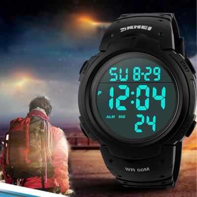 extra large display digital watch