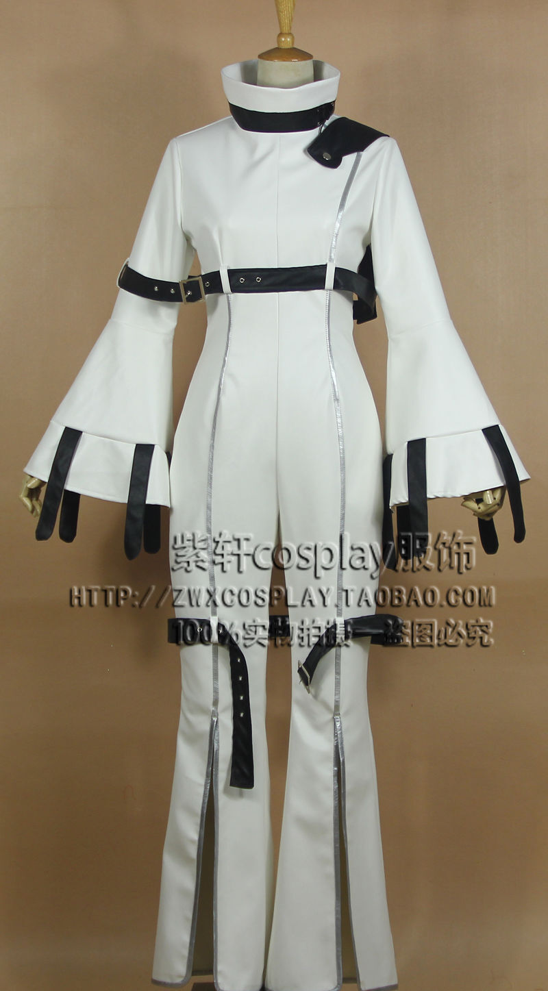 Code Geass C.C. CC White Suit Cosplay Costume