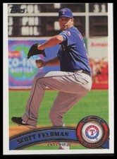 2011 Topps #498 Scott Feldman Texas Rangers