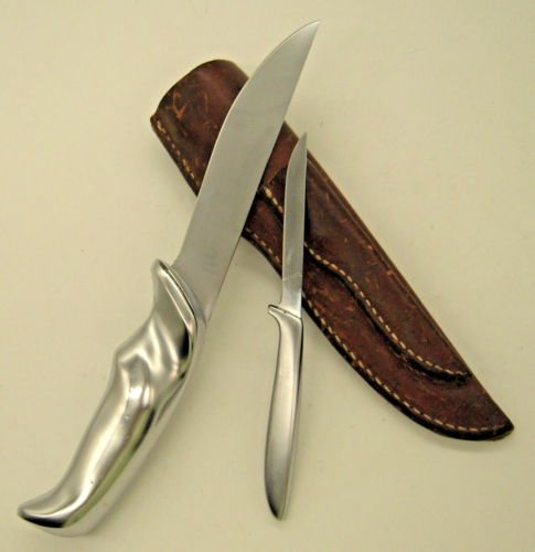 Vintage - GERBER MAGNUM - PIXIE SET - 1965 - USA Made - Orig. Sheath - Very Nice