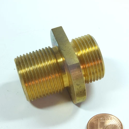 VDO CONNECTOR HEAVY DUTY THREAD M22x1.5 - Internal 12.5mm Metal 95grams