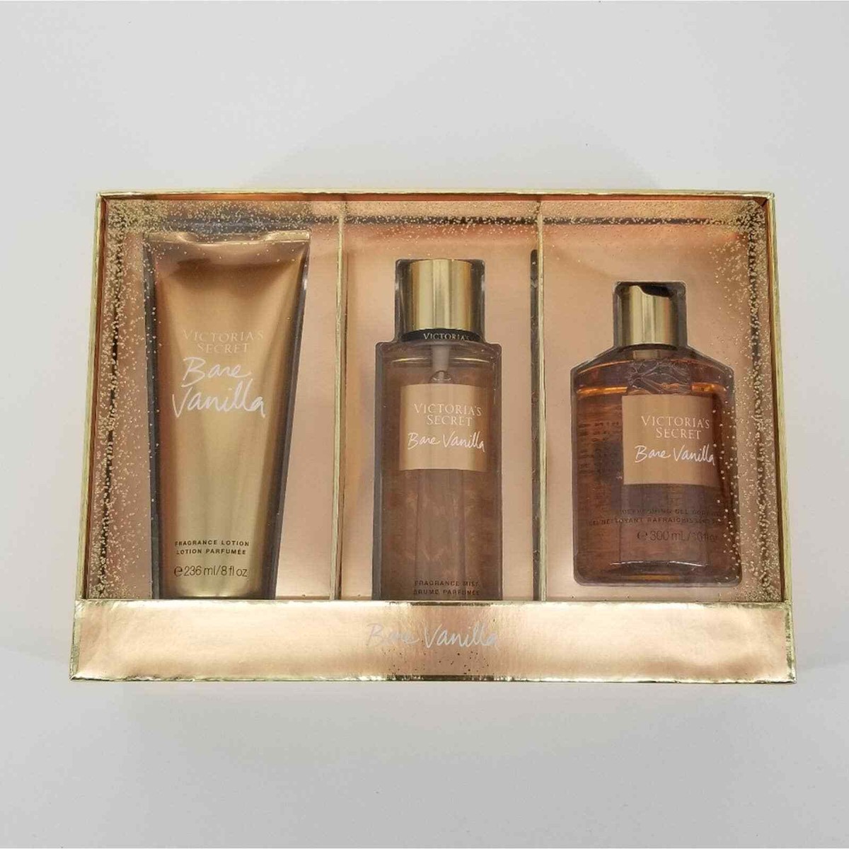 Victoria's Secret Bare Vanilla 3 Piece Gift Set | eBay
