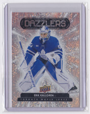 2022-23 UPPER DECK SERIES 2 DAZZLERS ORANGE SP RC ERIK KALLGREN #DZ-92 LEAFS
