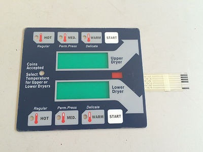 Dexter Stack Dryer Computer Bottom Touch Pad  # 9801-059-002