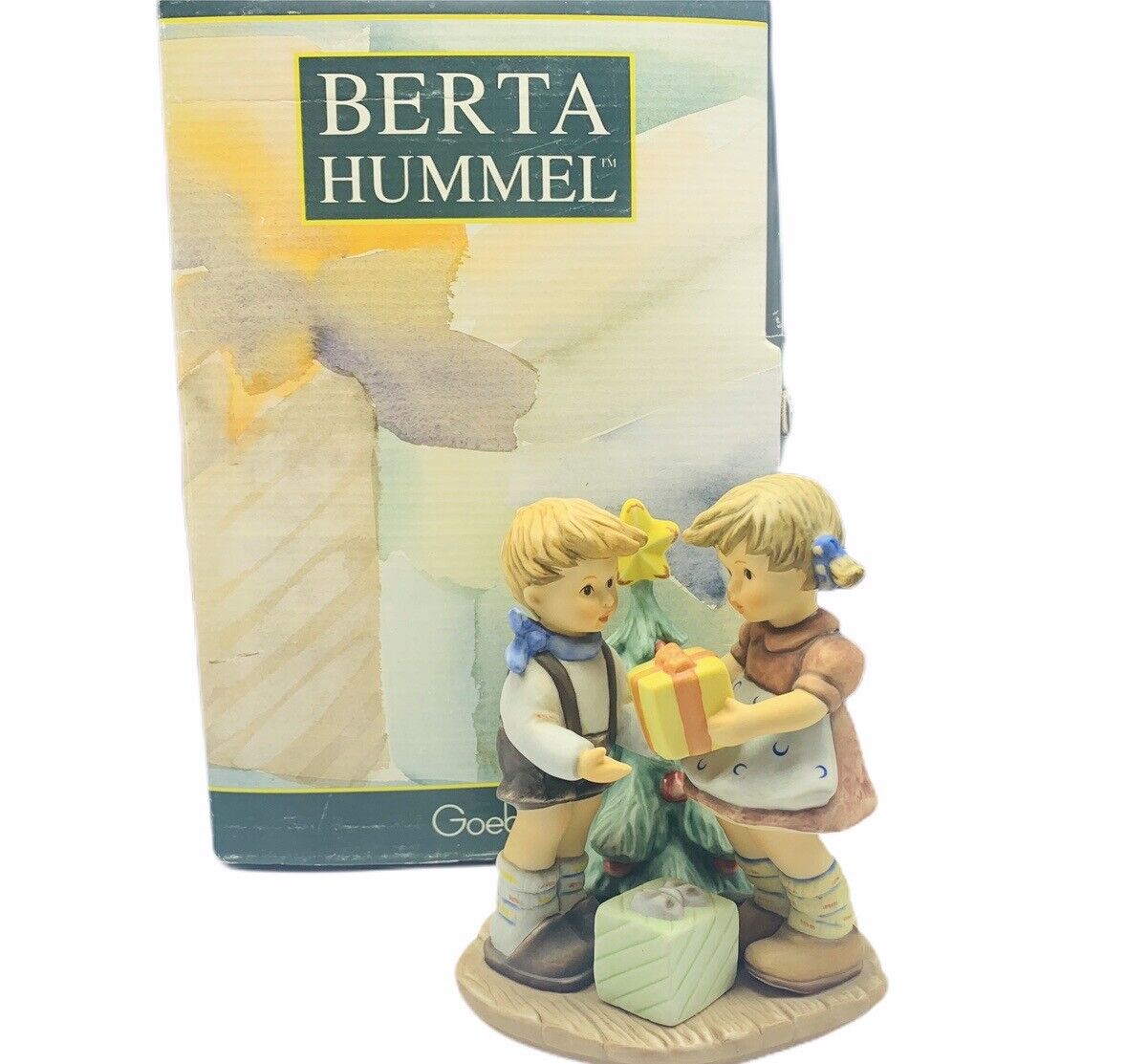 Berta Hummel Goebel figurine vtg nib box W Germany BH69 Present for you 301267