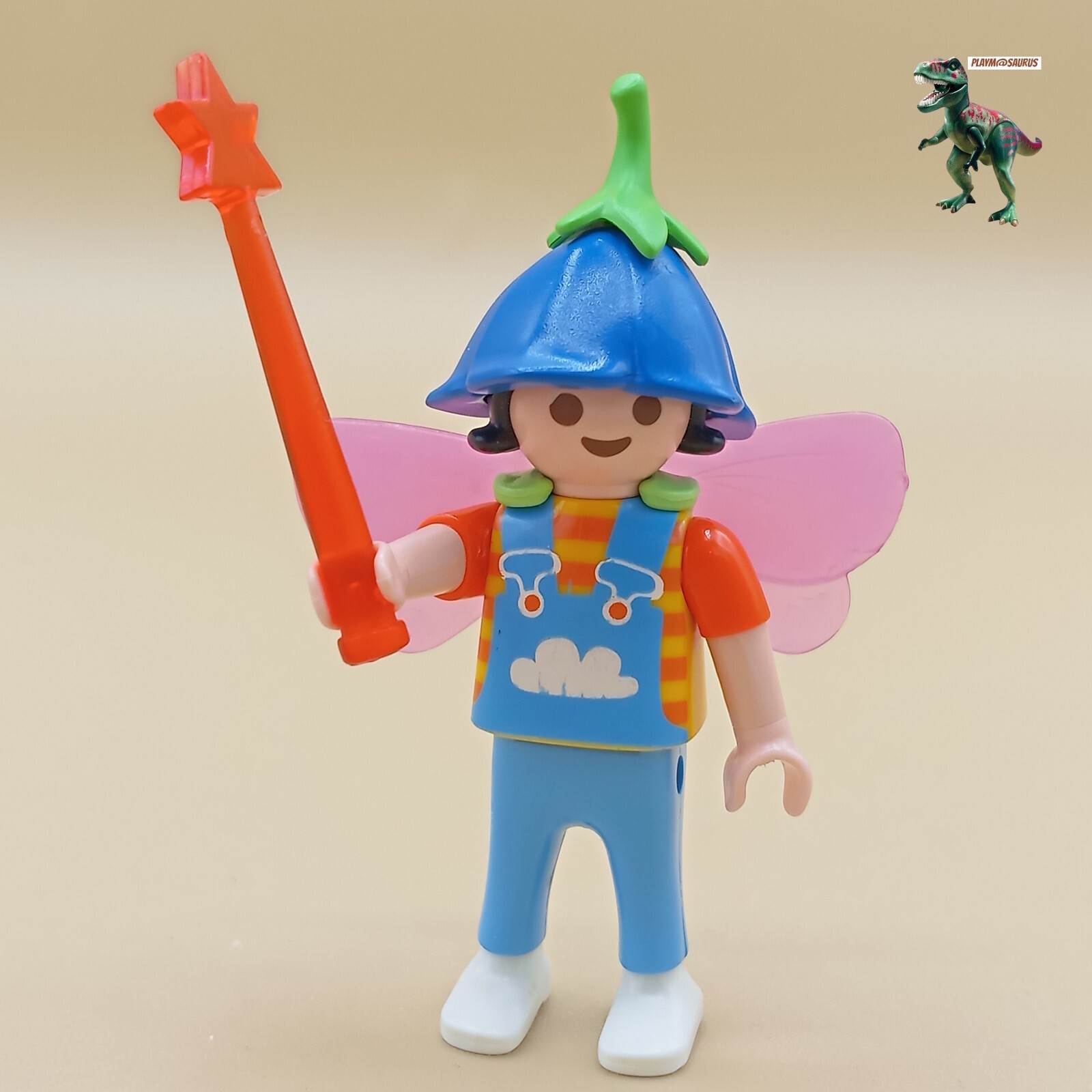 Playmobil-figura-niña-hada-varita-magia-disfraz-carnaval-halloween-ninfa-vintage