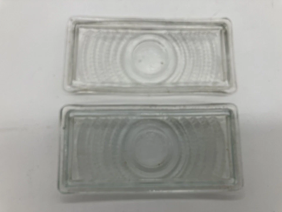 50 Ford Crestline Custom Deluxe Parking Light Lense Pair GLO-BRITE 604 - Image 3 of 4