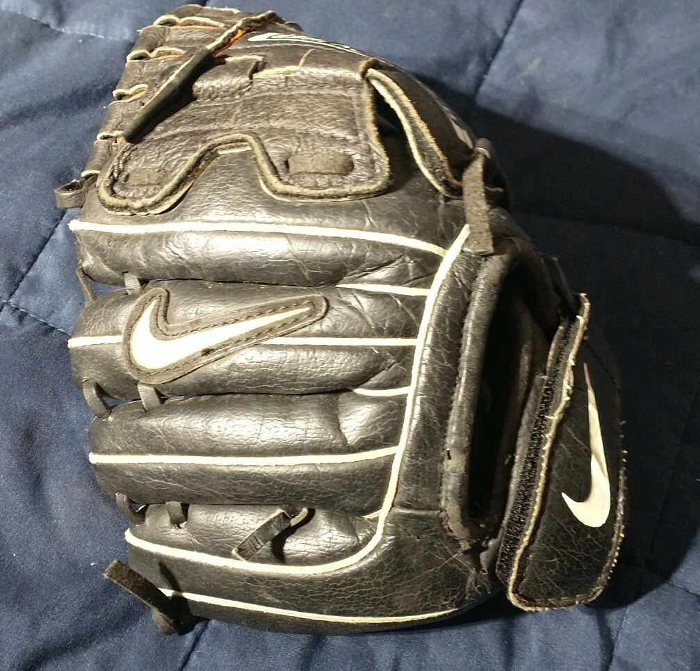 costo cache Competir Nike 9&#034; Black leather Energy arrest padding way back web baseball  glove RHT | eBay