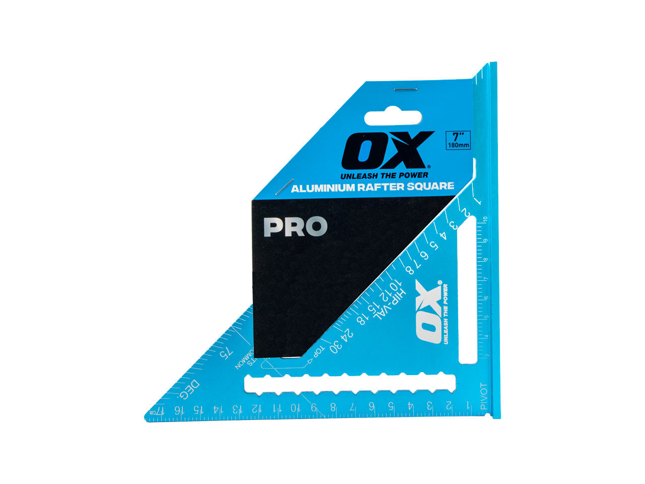 Ox Pro Metric Aluminium Rafters Square - 180Mm - Image 8