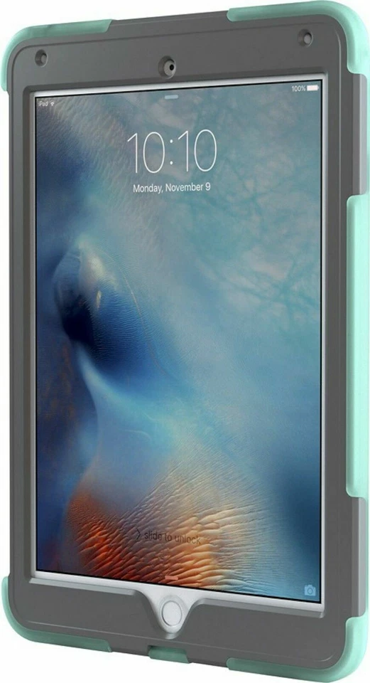 NEW Griffin Survivor Slim Shell Series Case iPad Pro 9.7in Green / Gray RC42532 - Image 4 of 4