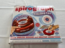 Spirograph Animator by Hasbro Spiral Art Designs Using A Power Spinner