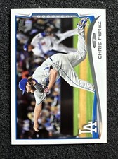 CHRIS PEREZ #US-206 2014 Topps Update Series QTY Los Angeles Dodgers