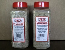 ORIGINAL ONERA (r)  SEASONING, (2)  2 LB JARS FOR STEAK, CHOPS, ROASTS, RIBS +++