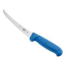 Victorinox 5.6602.15 6" Curved Semi-Stiff Boning Knife with Blue Fibrox Handle