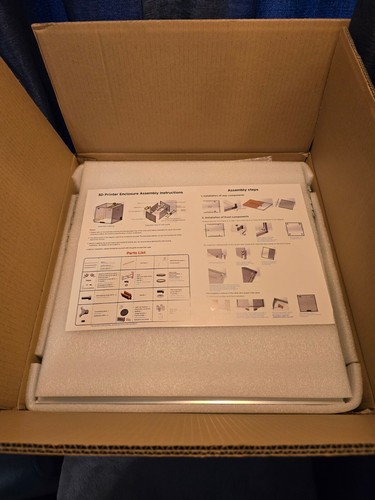 3D Printer Enclosure for Bambu Lab A1 Mini, Clear Acrylic enclosure - Picture 7 of 11