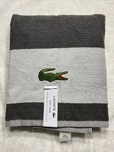 lacoste bath towels