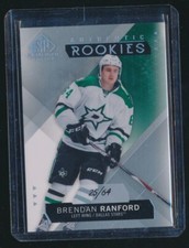 2015-16 SP GAME USED ROOKIES /64 BRENDAN RANFORD STARS