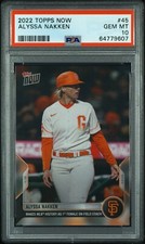 💎🧨 2022 MLB TOPPS NOW Card #45 ALYSSA NAKKEN FIRST FEMALE COACH ON FIELD 🦋🚨