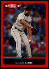 Caleb Smith 2019 Topps Total Red #171 /15 Marlins 