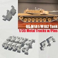 1/35 US M1A1/M1A2 Abrams TUSK Metal Tracks Upgrade Kit for Tamiya/Meng/RyeField