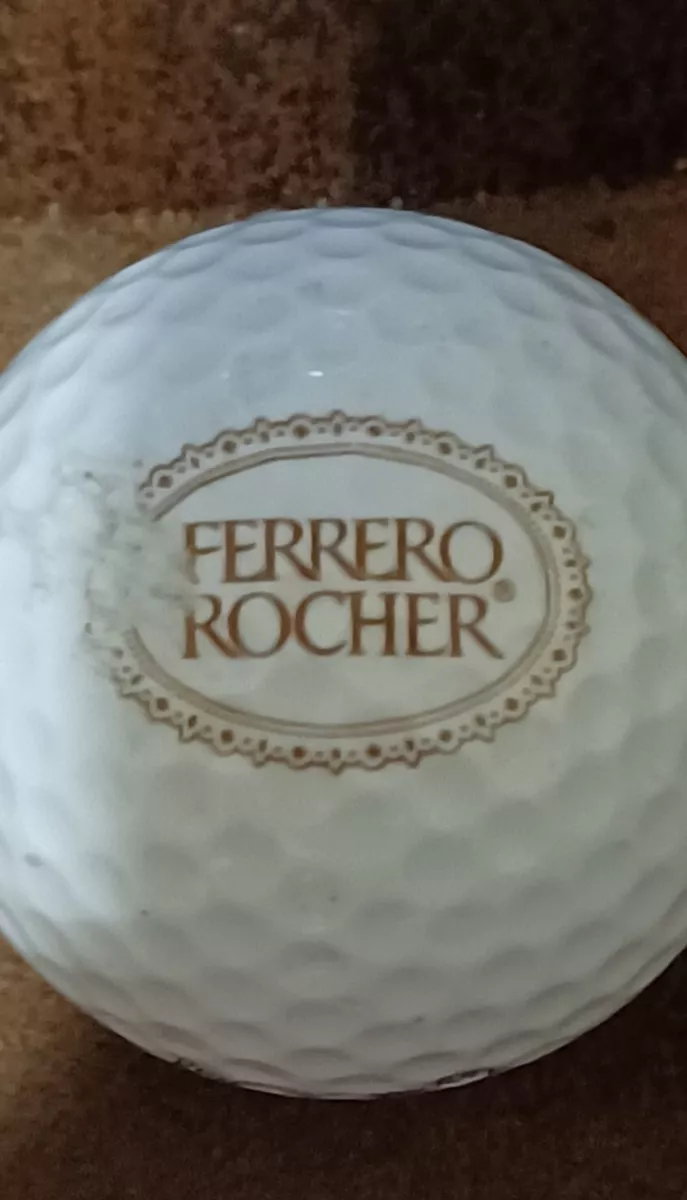 CANDY MAKER FERRERO ROCHER LOGO ON A TOP FLITE XL GOLF BALL eBay