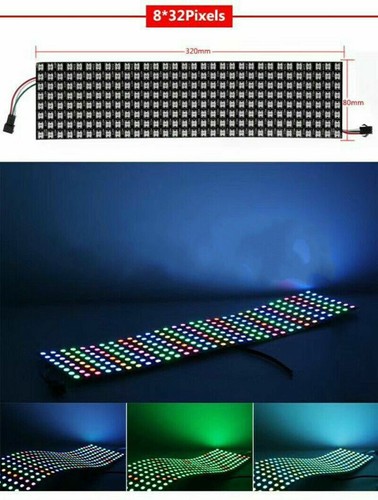 WS2812 LED Pixel Streifen Licht Display Panel Digital Flexibel Bluetooth APP USB - Bild 8 von 26