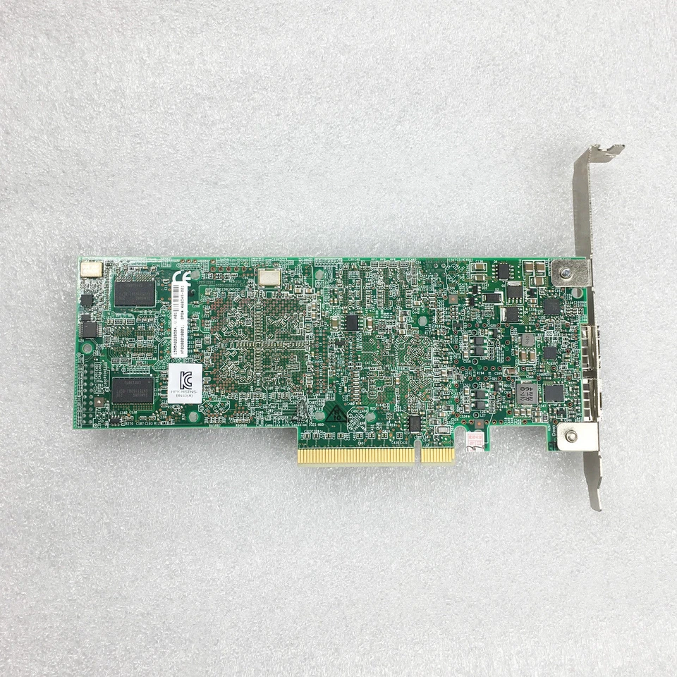 HP NC522SFP Dual Port 8lane PCI-e 10GbE 468332-b21 468349-001 Server Adapter - Image 3 of 4