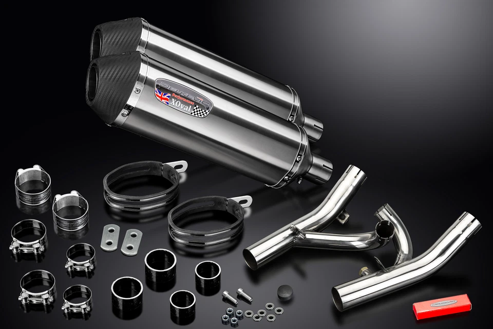 Yamaha VMAX 1700 2009-2020 Slip On 13.5" X-Oval Kit Silenciador de Escape Inoxidable Foto 3 de 4