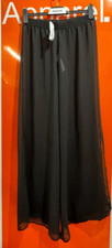🔥Nasty Gal Mesh High Waist Split Side Trousers, Black, NEW, Size 12, B143