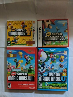 Super Mario Nintendo 3DS and Wii (Used Cases Only)
