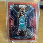 2020-21 Panini Prizm Vernon Carney Jr Red Wave Prizm Rookie Card #269 Hornets Rc