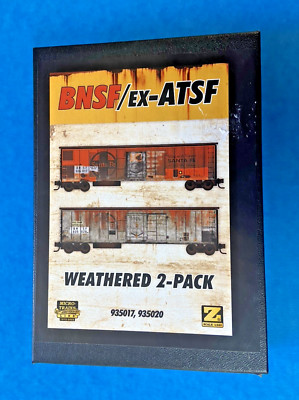 Z Scale BNSF/ EX-ATSF 51' REEFERS  Weathered Micro-Trains MTL#99405281 2-PACK,