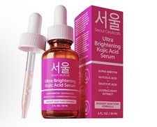 Korean Skin Care Kojic Acid Serum Alpha Arbutin   Dark Spot Remover Corrector...